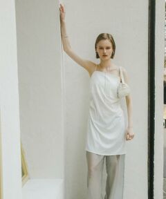 SENSE OF PLACE by URBAN RESEARCH / センスオブプレイス バイ アーバンリサーチ ワンピース | サテンタックミニキャミワンピース