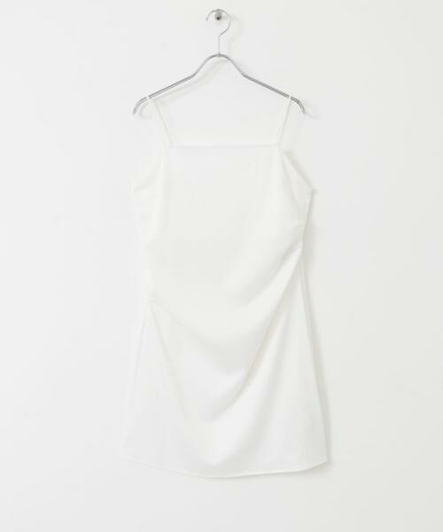 SENSE OF PLACE by URBAN RESEARCH / センスオブプレイス バイ アーバンリサーチ ワンピース | サテンタックミニキャミワンピース | 詳細14