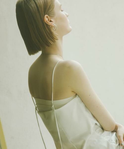 SENSE OF PLACE by URBAN RESEARCH / センスオブプレイス バイ アーバンリサーチ ワンピース | サテンタックミニキャミワンピース | 詳細2