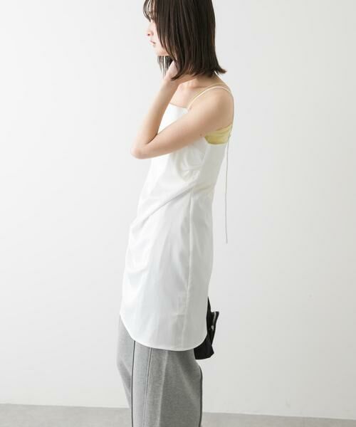 SENSE OF PLACE by URBAN RESEARCH / センスオブプレイス バイ アーバンリサーチ ワンピース | サテンタックミニキャミワンピース | 詳細8