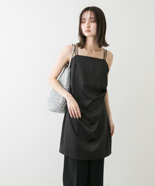 SENSE OF PLACE by URBAN RESEARCH / センスオブプレイス バイ アーバンリサーチ ワンピース | サテンタックミニキャミワンピース | 詳細18