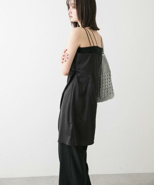 SENSE OF PLACE by URBAN RESEARCH / センスオブプレイス バイ アーバンリサーチ ワンピース | サテンタックミニキャミワンピース | 詳細19