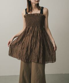 SENSE OF PLACE by URBAN RESEARCH / センスオブプレイス バイ アーバンリサーチ ワンピース | シャーリングプリーツミニワンピース