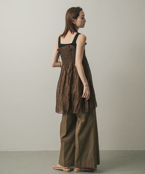 SENSE OF PLACE by URBAN RESEARCH / センスオブプレイス バイ アーバンリサーチ ワンピース | シャーリングプリーツミニワンピース | 詳細6