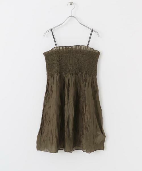 SENSE OF PLACE by URBAN RESEARCH / センスオブプレイス バイ アーバンリサーチ ワンピース | シャーリングプリーツミニワンピース | 詳細7