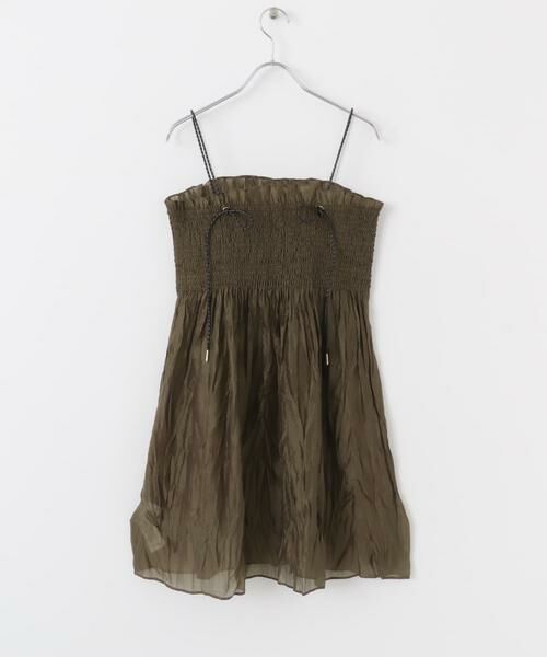 SENSE OF PLACE by URBAN RESEARCH / センスオブプレイス バイ アーバンリサーチ ワンピース | シャーリングプリーツミニワンピース | 詳細8