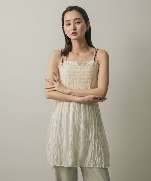 SENSE OF PLACE by URBAN RESEARCH / センスオブプレイス バイ アーバンリサーチ ワンピース | シャーリングプリーツミニワンピース | 詳細13