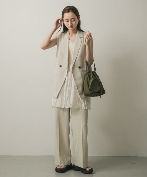 SENSE OF PLACE by URBAN RESEARCH / センスオブプレイス バイ アーバンリサーチ ワンピース | シャーリングプリーツミニワンピース | 詳細15