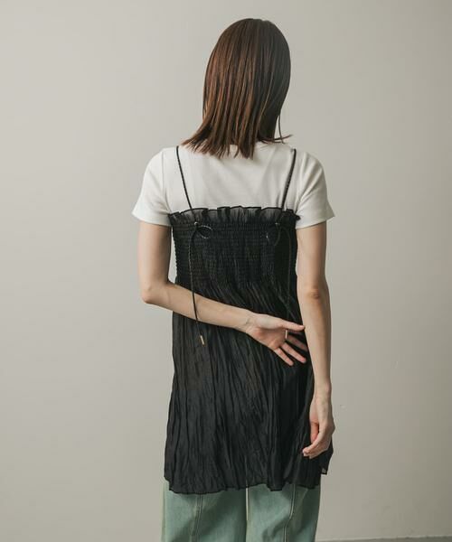 SENSE OF PLACE by URBAN RESEARCH / センスオブプレイス バイ アーバンリサーチ ワンピース | シャーリングプリーツミニワンピース | 詳細20