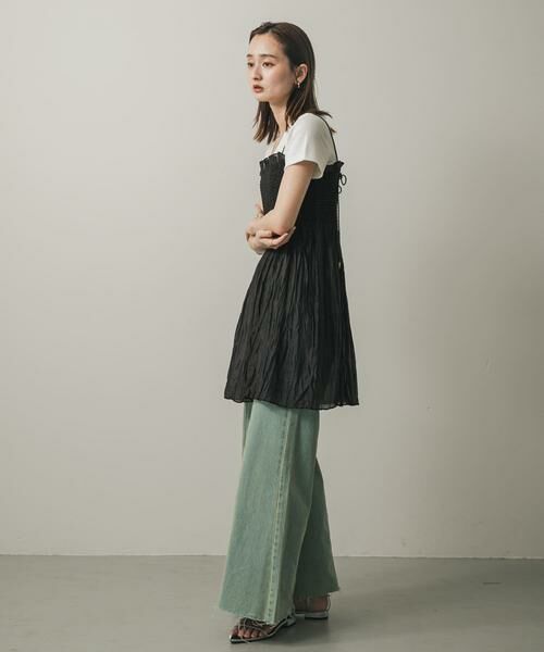 SENSE OF PLACE by URBAN RESEARCH / センスオブプレイス バイ アーバンリサーチ ワンピース | シャーリングプリーツミニワンピース | 詳細22