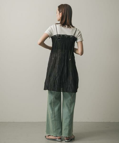 SENSE OF PLACE by URBAN RESEARCH / センスオブプレイス バイ アーバンリサーチ ワンピース | シャーリングプリーツミニワンピース | 詳細23