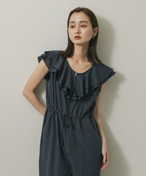 SENSE OF PLACE by URBAN RESEARCH / センスオブプレイス バイ アーバンリサーチ サロペット・オールインワン | フリルオールインワン | 詳細1