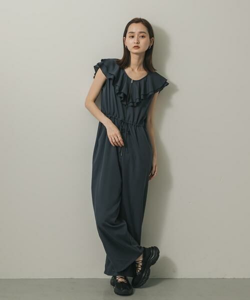 SENSE OF PLACE by URBAN RESEARCH / センスオブプレイス バイ アーバンリサーチ サロペット・オールインワン | フリルオールインワン | 詳細3