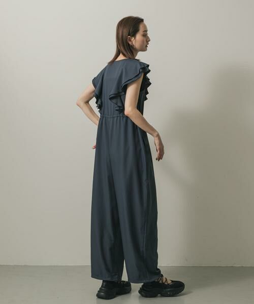 SENSE OF PLACE by URBAN RESEARCH / センスオブプレイス バイ アーバンリサーチ サロペット・オールインワン | フリルオールインワン | 詳細5