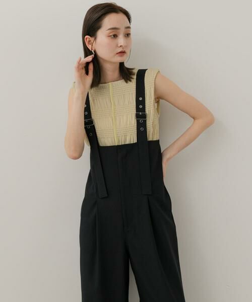 SENSE OF PLACE by URBAN RESEARCH / センスオブプレイス バイ アーバンリサーチ サロペット・オールインワン | ウエストタックサロペットパンツ | 詳細4