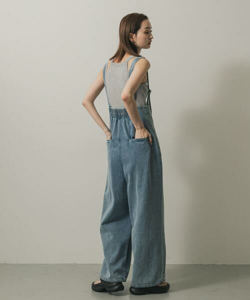 SENSE OF PLACE by URBAN RESEARCH / センスオブプレイス バイ アーバンリサーチ サロペット・オールインワン | ウエストタックサロペットパンツ | 詳細15