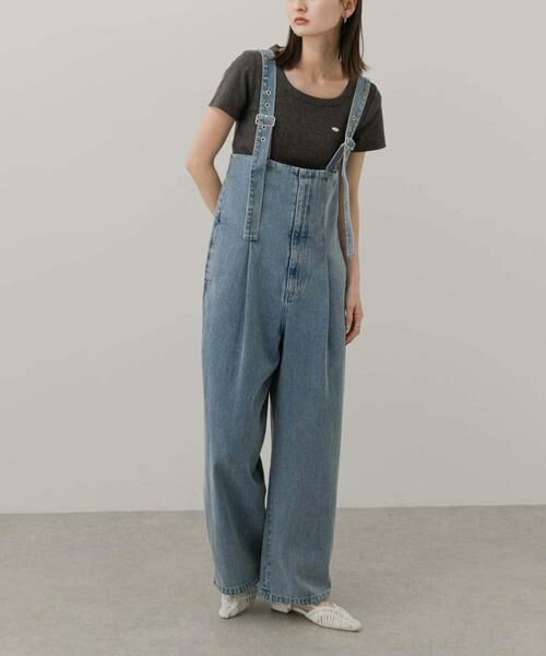 SENSE OF PLACE by URBAN RESEARCH / センスオブプレイス バイ アーバンリサーチ サロペット・オールインワン | ウエストタックサロペットパンツ | 詳細18