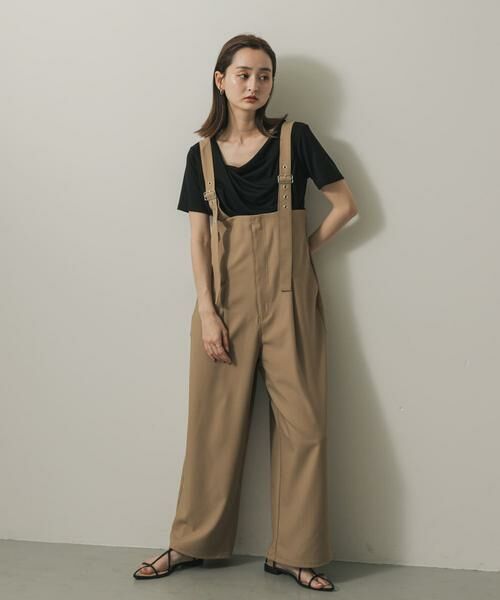 SENSE OF PLACE by URBAN RESEARCH / センスオブプレイス バイ アーバンリサーチ サロペット・オールインワン | ウエストタックサロペットパンツ | 詳細23