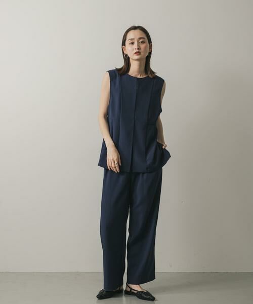 SENSE OF PLACE by URBAN RESEARCH / センスオブプレイス バイ アーバンリサーチ ワンピース | ウエストタックジレセットアップ | 詳細1