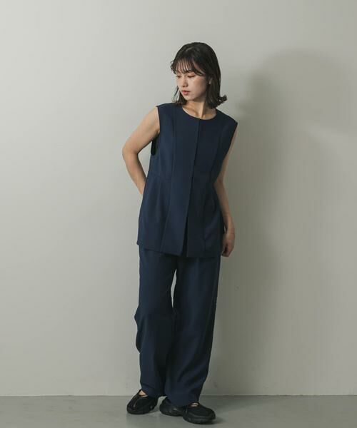 SENSE OF PLACE by URBAN RESEARCH / センスオブプレイス バイ アーバンリサーチ ワンピース | ウエストタックジレセットアップ | 詳細4