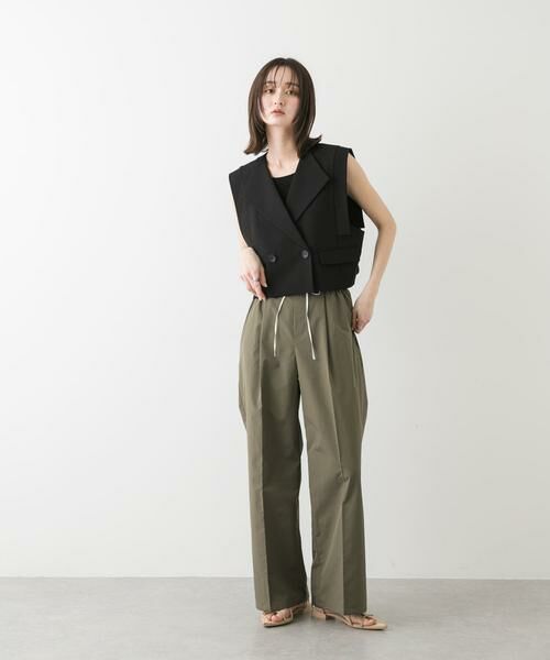 SENSE OF PLACE by URBAN RESEARCH / センスオブプレイス バイ アーバンリサーチ ベスト | テーラードクロップドジレ | 詳細5