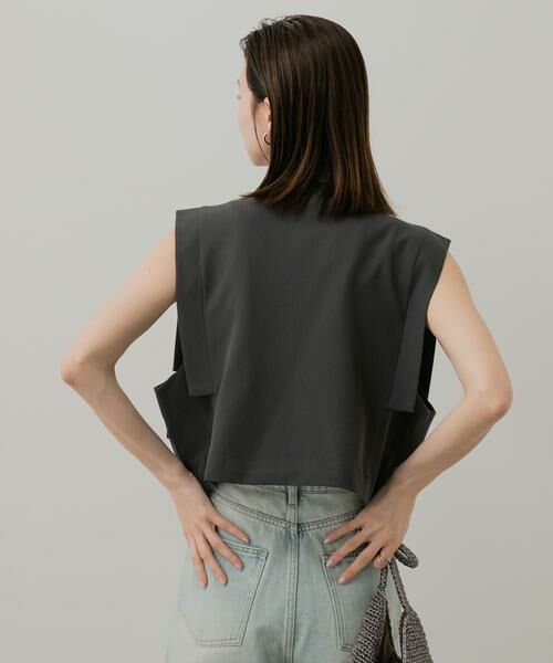 SENSE OF PLACE by URBAN RESEARCH / センスオブプレイス バイ アーバンリサーチ ベスト | テーラードクロップドジレ | 詳細10