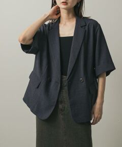 SENSE OF PLACE by URBAN RESEARCH / センスオブプレイス バイ アーバンリサーチ その他アウター | 『UR TECH DRYLUXE』リネンライクジャケット