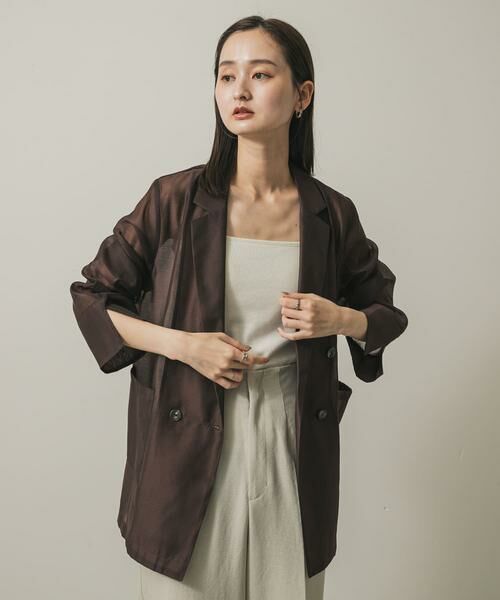 SENSE OF PLACE by URBAN RESEARCH / センスオブプレイス バイ アーバンリサーチ その他アウター | シアーテーラードジャケット | 詳細1