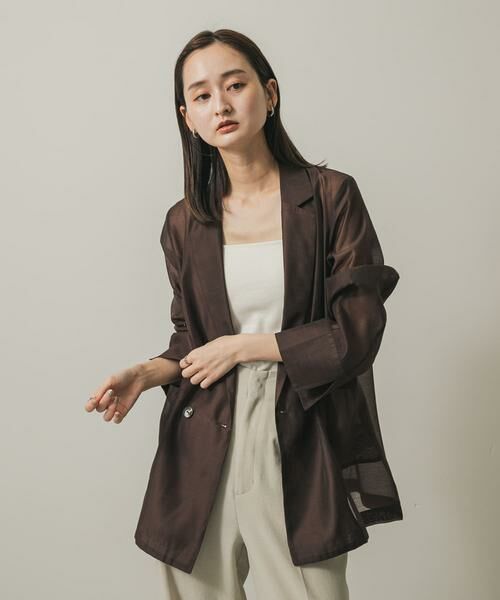 SENSE OF PLACE by URBAN RESEARCH / センスオブプレイス バイ アーバンリサーチ その他アウター | シアーテーラードジャケット | 詳細2