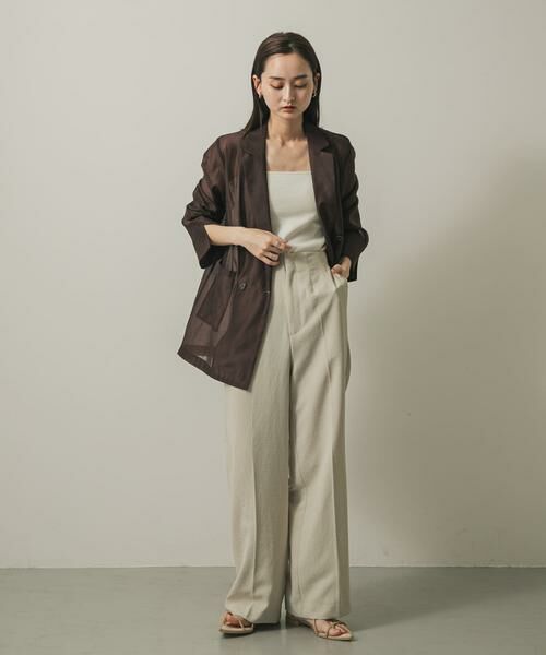 SENSE OF PLACE by URBAN RESEARCH / センスオブプレイス バイ アーバンリサーチ その他アウター | シアーテーラードジャケット | 詳細5