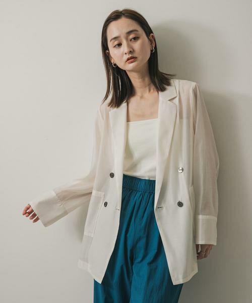 SENSE OF PLACE by URBAN RESEARCH / センスオブプレイス バイ アーバンリサーチ その他アウター | シアーテーラードジャケット | 詳細9