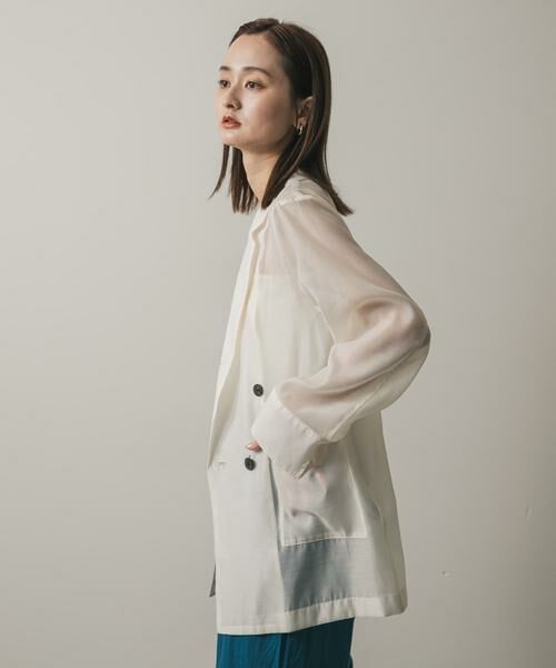 SENSE OF PLACE by URBAN RESEARCH / センスオブプレイス バイ アーバンリサーチ その他アウター | シアーテーラードジャケット | 詳細10