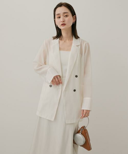 SENSE OF PLACE by URBAN RESEARCH / センスオブプレイス バイ アーバンリサーチ その他アウター | シアーテーラードジャケット | 詳細13