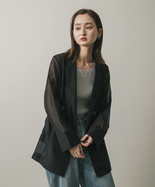 SENSE OF PLACE by URBAN RESEARCH / センスオブプレイス バイ アーバンリサーチ その他アウター | シアーテーラードジャケット | 詳細18