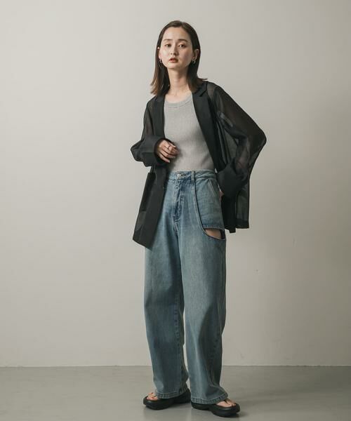 SENSE OF PLACE by URBAN RESEARCH / センスオブプレイス バイ アーバンリサーチ その他アウター | シアーテーラードジャケット | 詳細19