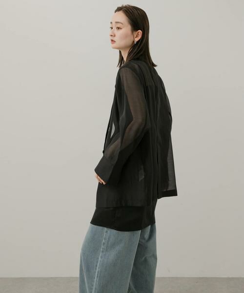 SENSE OF PLACE by URBAN RESEARCH / センスオブプレイス バイ アーバンリサーチ その他アウター | シアーテーラードジャケット | 詳細22
