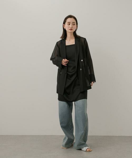 SENSE OF PLACE by URBAN RESEARCH / センスオブプレイス バイ アーバンリサーチ その他アウター | シアーテーラードジャケット | 詳細24