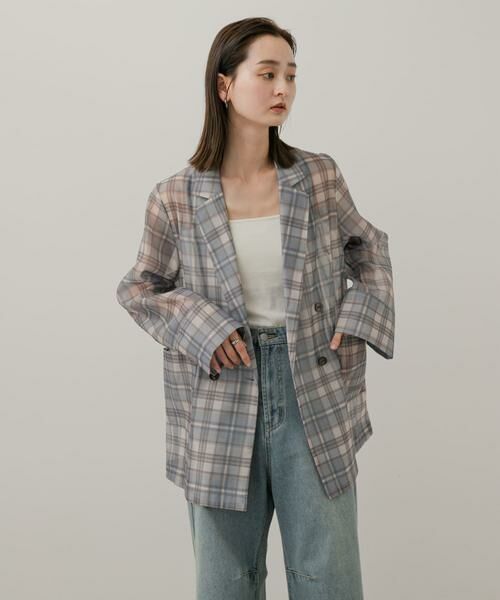 SENSE OF PLACE by URBAN RESEARCH / センスオブプレイス バイ アーバンリサーチ その他アウター | シアーテーラードジャケット | 詳細28