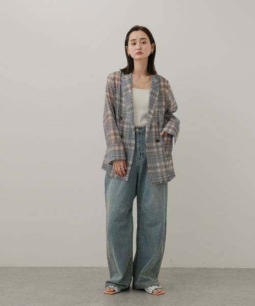 URBAN RESEARCH シアーテーラードジャケット チェック URBAN RESEARCH シアーテーラードジャケット チェック チェック