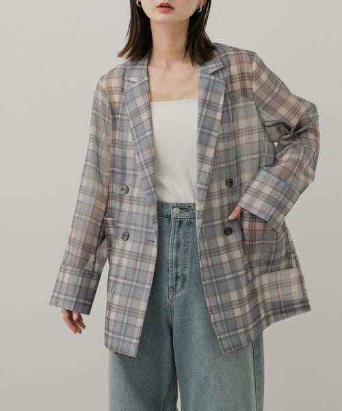 セール】 シアーテーラードジャケット （その他アウター