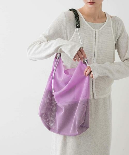 SENSE OF PLACE by URBAN RESEARCH / センスオブプレイス バイ アーバンリサーチ ショルダーバッグ | パラコードハンドルメッシュバッグ | 詳細3