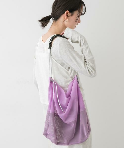 SENSE OF PLACE by URBAN RESEARCH / センスオブプレイス バイ アーバンリサーチ ショルダーバッグ | パラコードハンドルメッシュバッグ | 詳細4