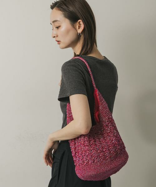 SENSE OF PLACE by URBAN RESEARCH / センスオブプレイス バイ アーバンリサーチ ハンドバッグ | メタリックヤーンバッグ | 詳細1