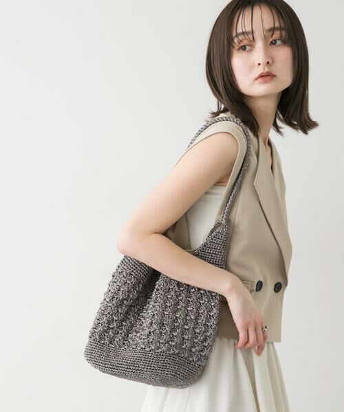 SENSE OF PLACE by URBAN RESEARCH / センスオブプレイス バイ アーバンリサーチ ハンドバッグ | メタリックヤーンバッグ | 詳細12