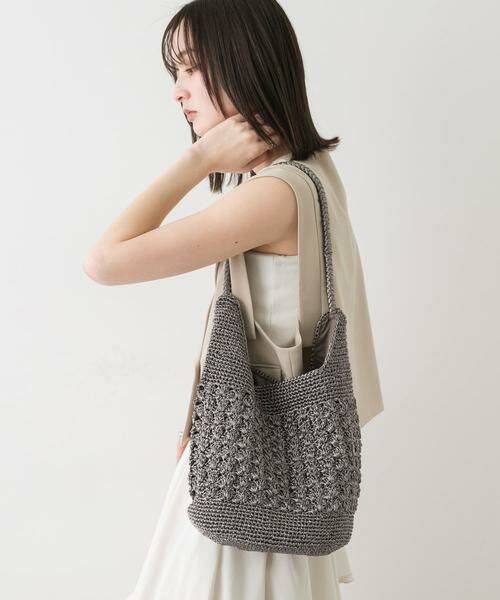 SENSE OF PLACE by URBAN RESEARCH / センスオブプレイス バイ アーバンリサーチ ハンドバッグ | メタリックヤーンバッグ | 詳細13