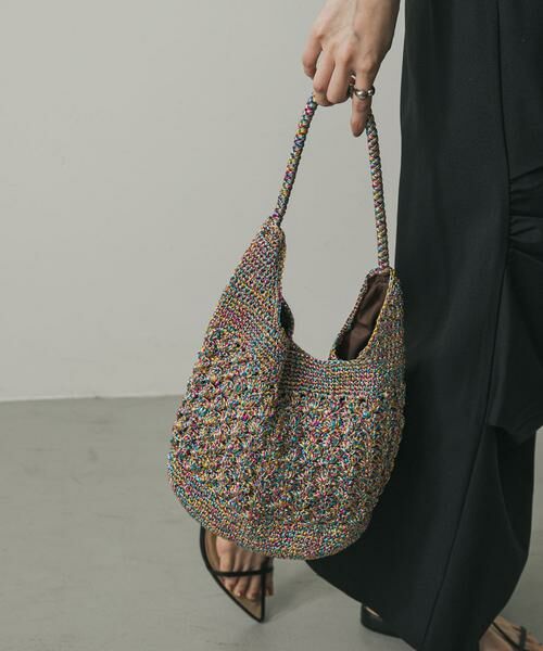 SENSE OF PLACE by URBAN RESEARCH / センスオブプレイス バイ アーバンリサーチ ハンドバッグ | メタリックヤーンバッグ | 詳細18