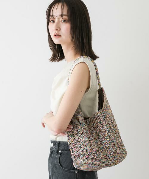 SENSE OF PLACE by URBAN RESEARCH / センスオブプレイス バイ アーバンリサーチ ハンドバッグ | メタリックヤーンバッグ | 詳細21