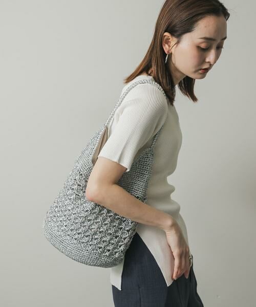 SENSE OF PLACE by URBAN RESEARCH / センスオブプレイス バイ アーバンリサーチ ハンドバッグ | メタリックヤーンバッグ | 詳細27
