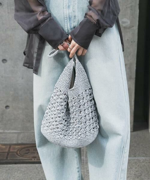 SENSE OF PLACE by URBAN RESEARCH / センスオブプレイス バイ アーバンリサーチ ハンドバッグ | メタリックヤーンバッグ | 詳細29