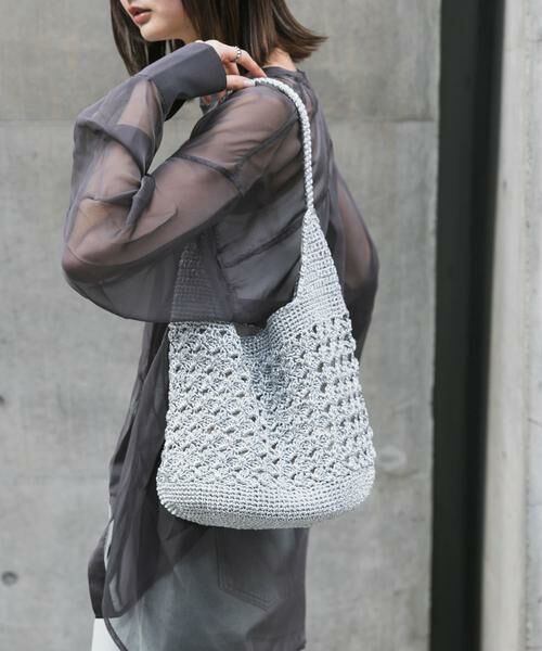 SENSE OF PLACE by URBAN RESEARCH / センスオブプレイス バイ アーバンリサーチ ハンドバッグ | メタリックヤーンバッグ | 詳細30